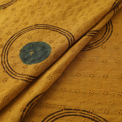 Hakoba Hand Block Ajrakh Print Natural Dyed Cotton Fabric 40