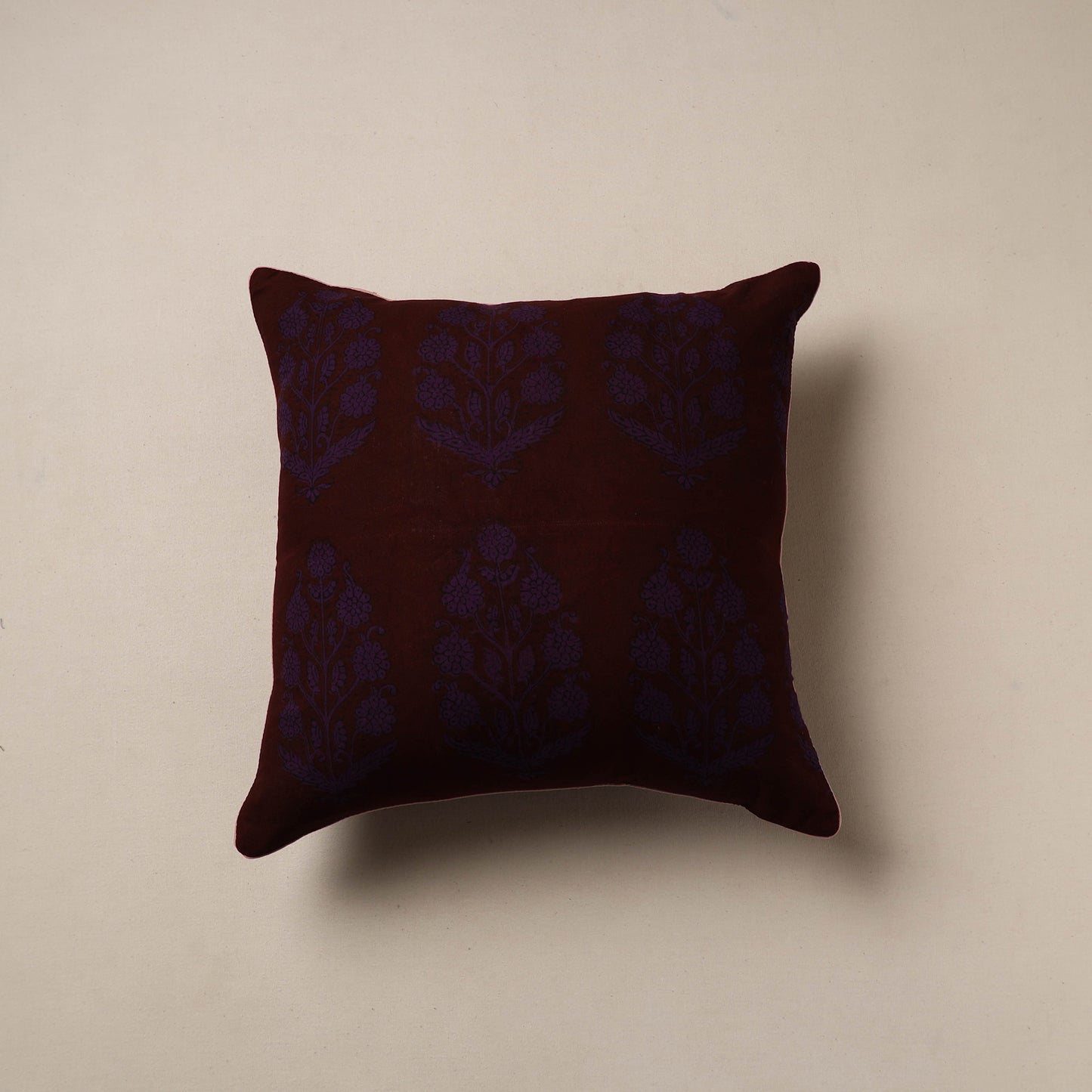 Bagh Hand Block Print Cushion Cover (16 x 16 in) 32