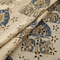Hakoba Hand Block Ajrakh Print Natural Dyed Cotton Fabric 41