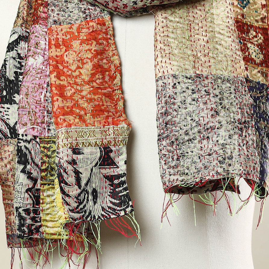 Kantha Stitch Stole