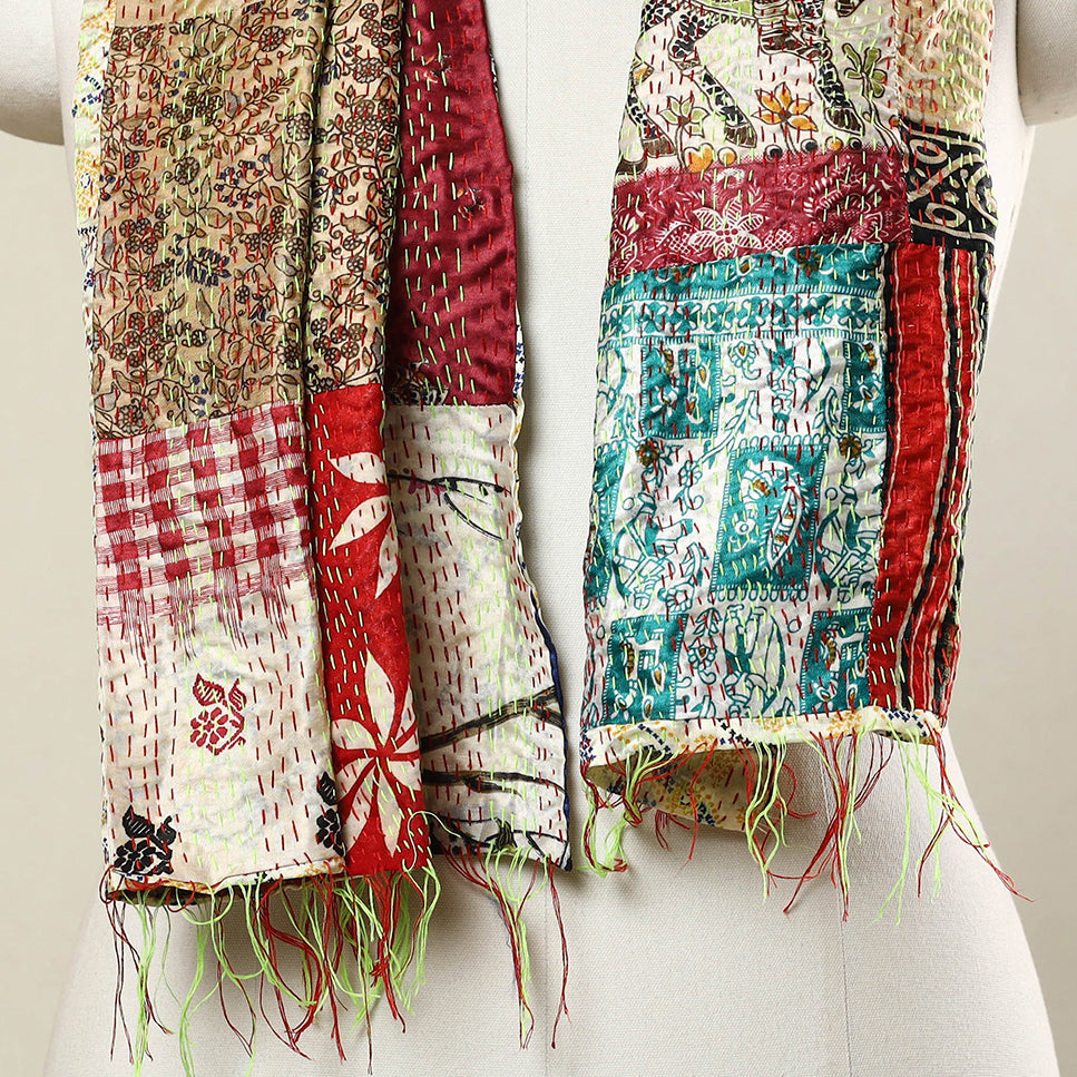 Kantha Stitch Stole