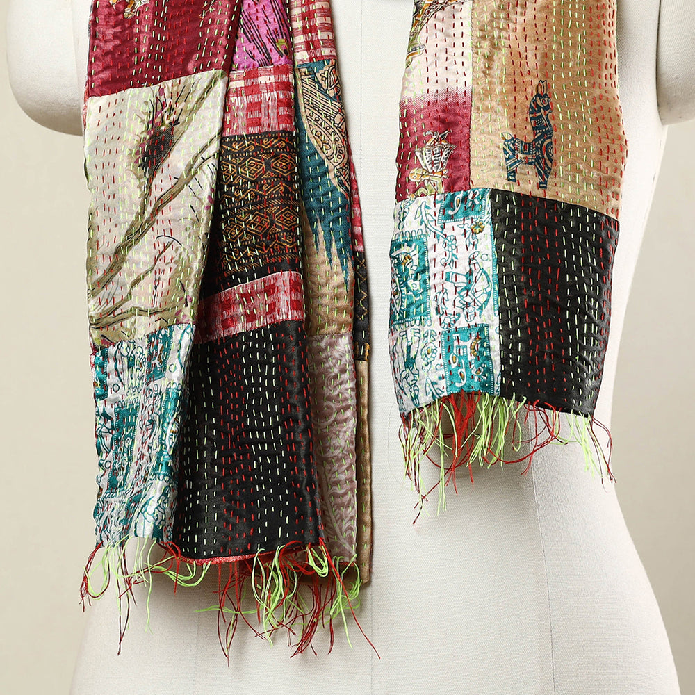 Kantha Stitch Stole