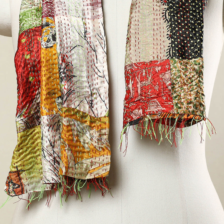 Kantha Stitch Stole