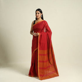  Red Handloom Cotton Mangalagiri Saree