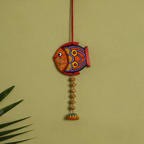  Bishnupur Handpainted Terracotta Wall Hanging 83 