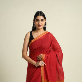  Red Handloom Cotton Mangalagiri Saree