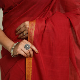  Red Handloom Cotton Mangalagiri Saree