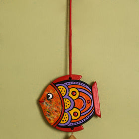  Bishnupur Handpainted Terracotta Wall Hanging 83 