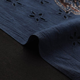 Hakoba Hand Block Ajrakh Print Natural Dyed Cotton Fabric 49