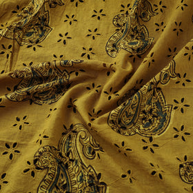 Hakoba Hand Block Ajrakh Print Natural Dyed Cotton Fabric 50