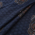Hakoba Hand Block Ajrakh Print Natural Dyed Cotton Fabric 51