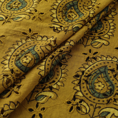 Hakoba Hand Block Ajrakh Print Natural Dyed Cotton Fabric 52