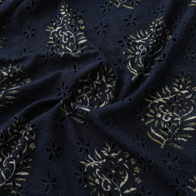 Hakoba Hand Block Ajrakh Print Natural Dyed Cotton Fabric 53