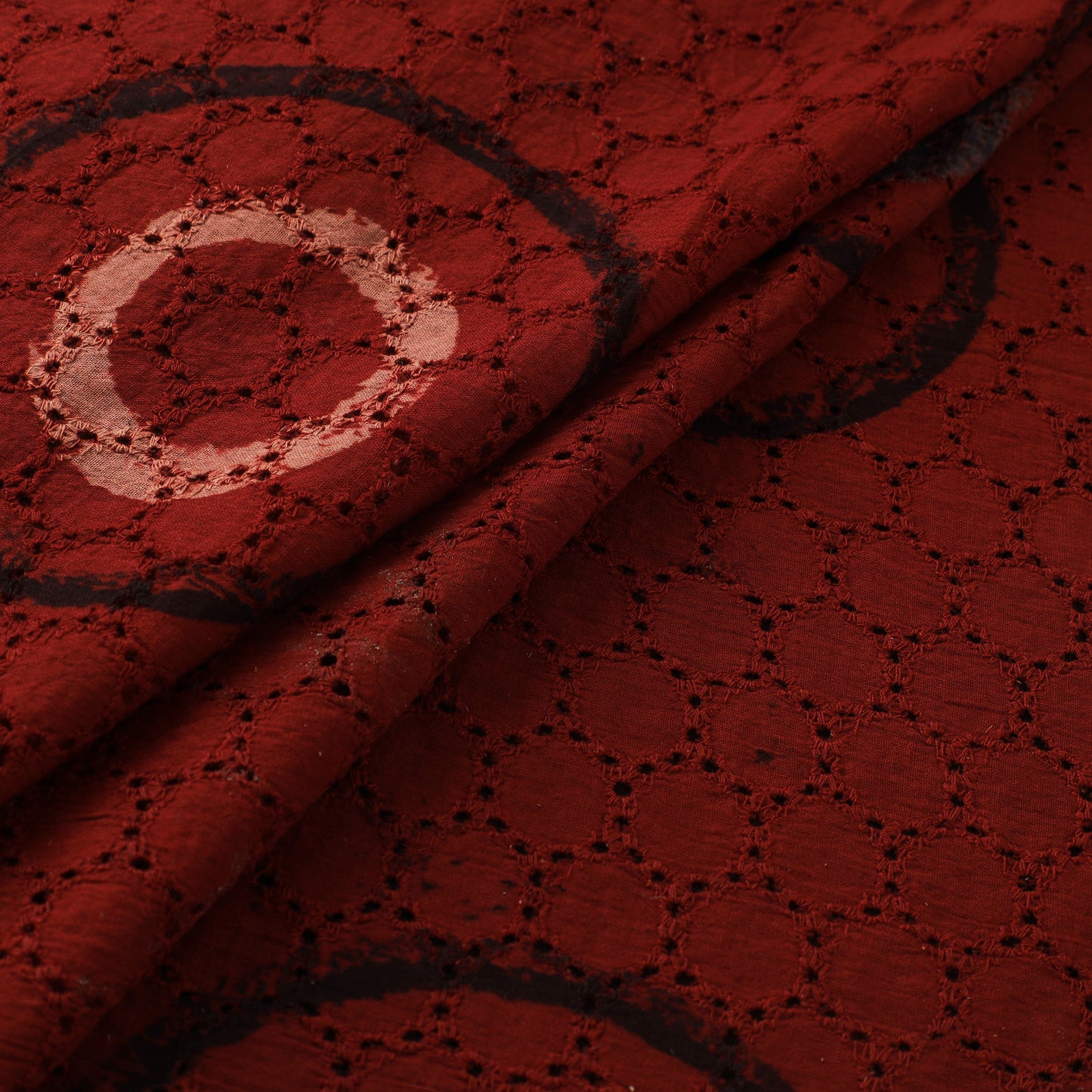 Hakoba Hand Block Ajrakh Print Natural Dyed Cotton Fabric 54