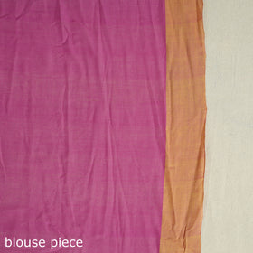  Orange Handloom Cotton Mangalagiri Saree