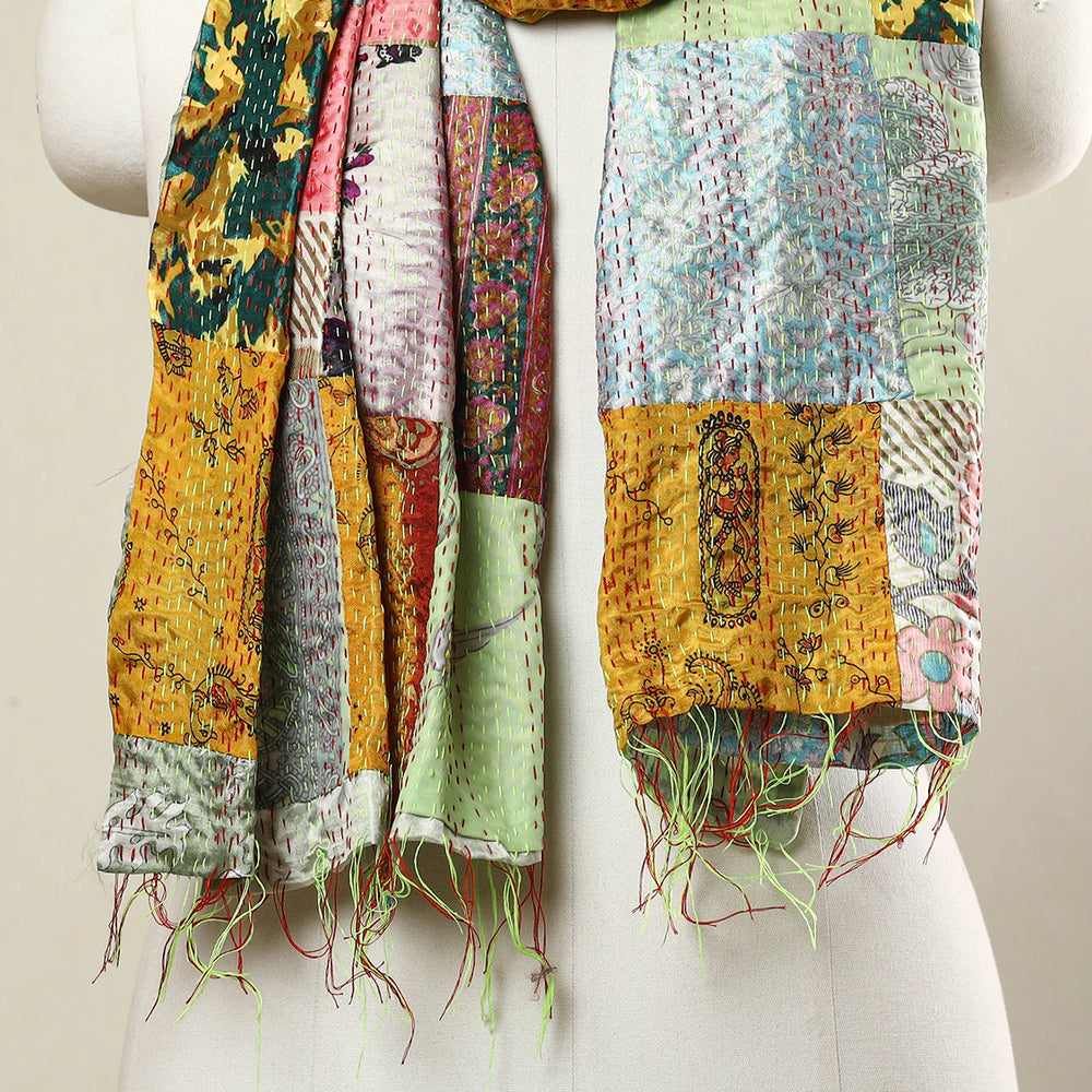 Kantha Stitch Stole