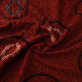 Hakoba Hand Block Ajrakh Print Natural Dyed Cotton Fabric 54