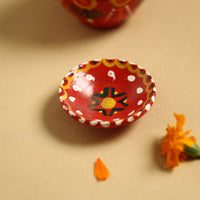 Traditional Handpainted Clay Karwa Chauth Kalash 30