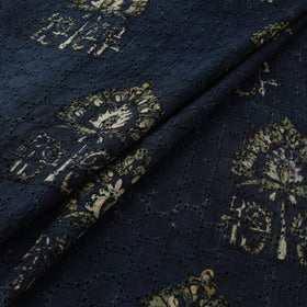 Hakoba Hand Block Ajrakh Print Natural Dyed Cotton Fabric 55
