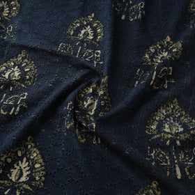 Hakoba Hand Block Ajrakh Print Natural Dyed Cotton Fabric 55