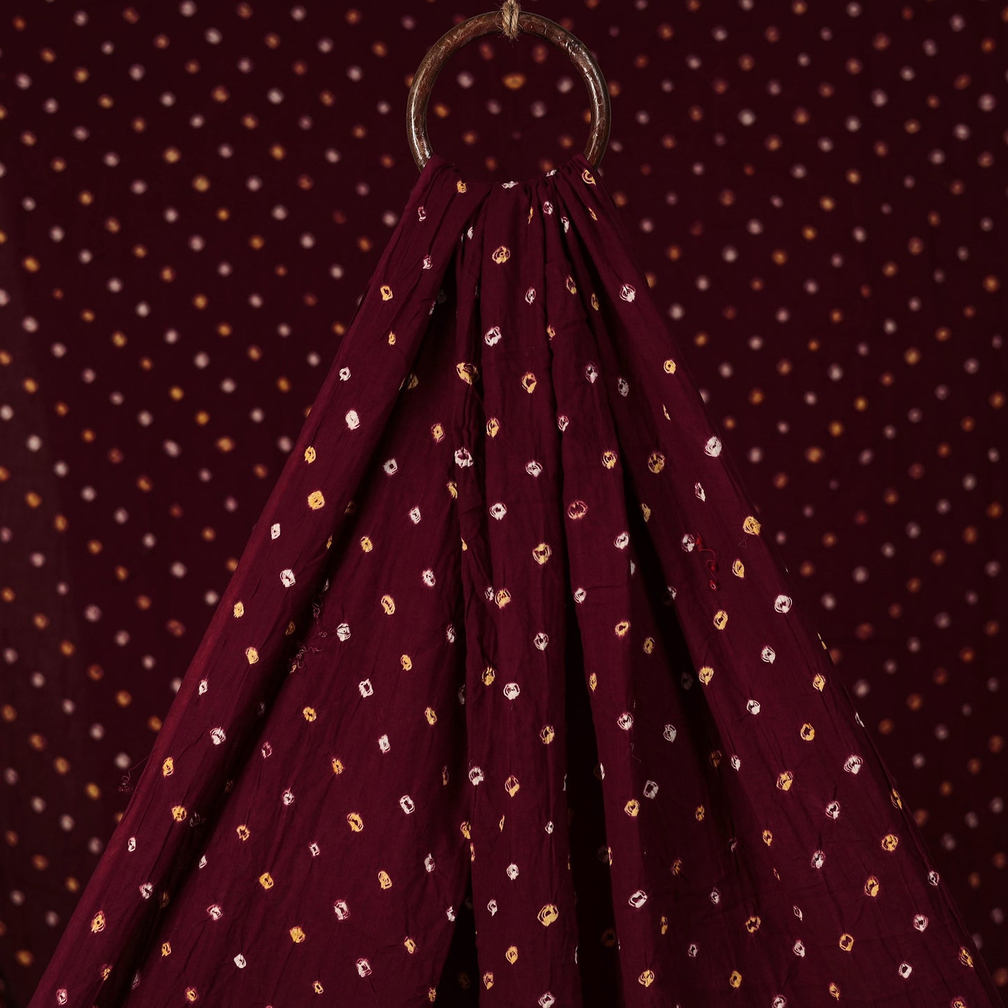 Kutch Bandhani Tie-Dye Cotton Fabric 01
