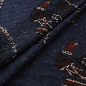 Hakoba Hand Block Ajrakh Print Natural Dyed Cotton Fabric 59