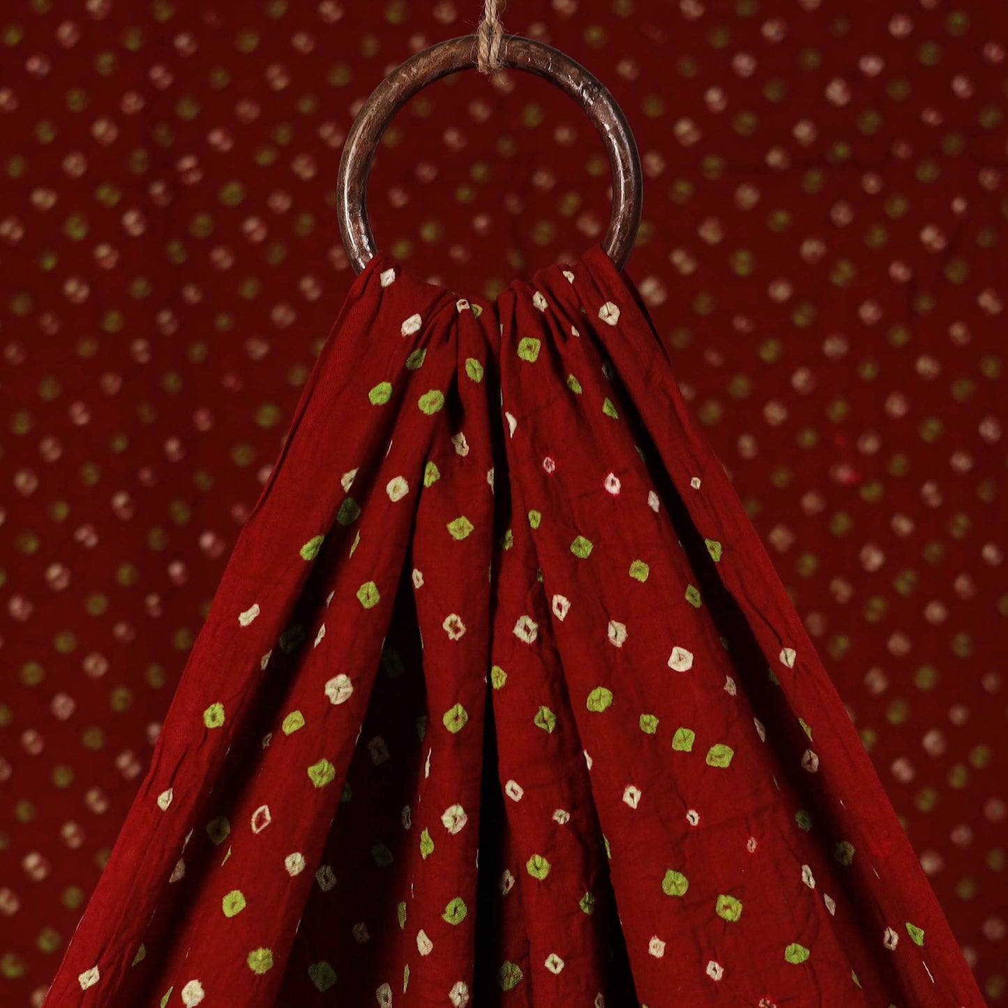 Kutch Bandhani Tie-Dye Cotton Fabric 04