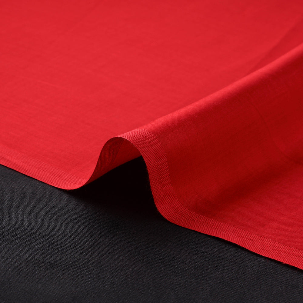 Red - Plain Pure Modal Silk Fabric 05