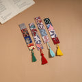 Multicolor - handmade cotton patchwork fabric bookmark (set