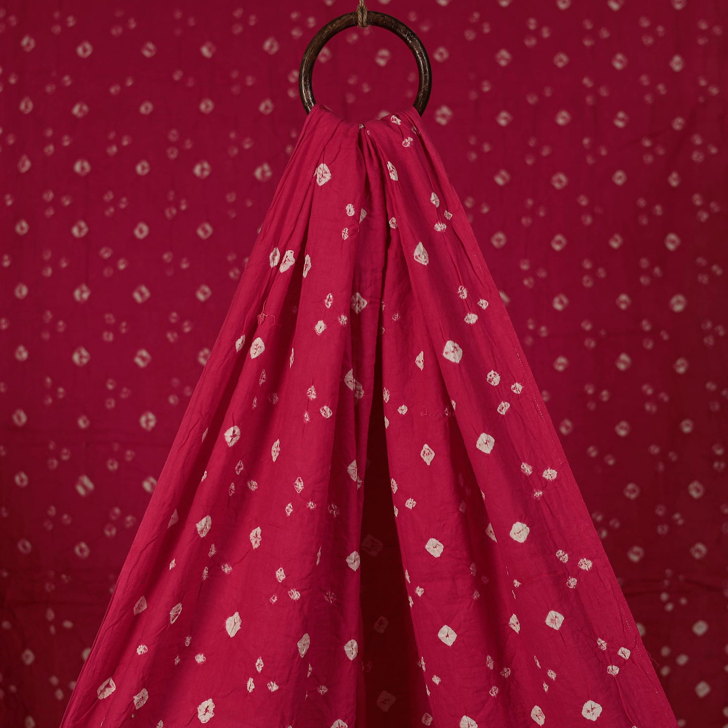 Kutch Bandhani Tie-Dye Cotton Fabric 06