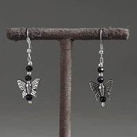 Butterfly - Handmade Metal & Beadwork Earrings 13