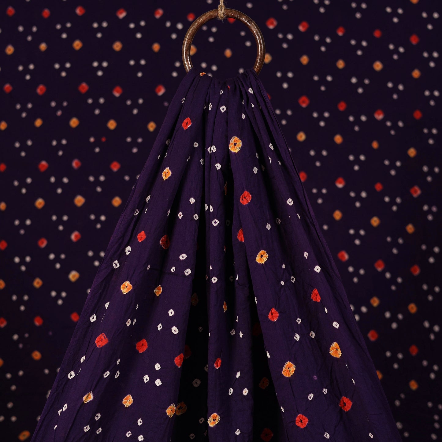 Kutch Bandhani Tie-Dye Cotton Fabric 10