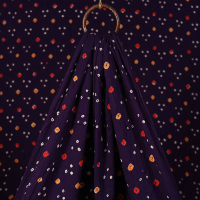 Kutch Bandhani Tie-Dye Cotton Fabric 10