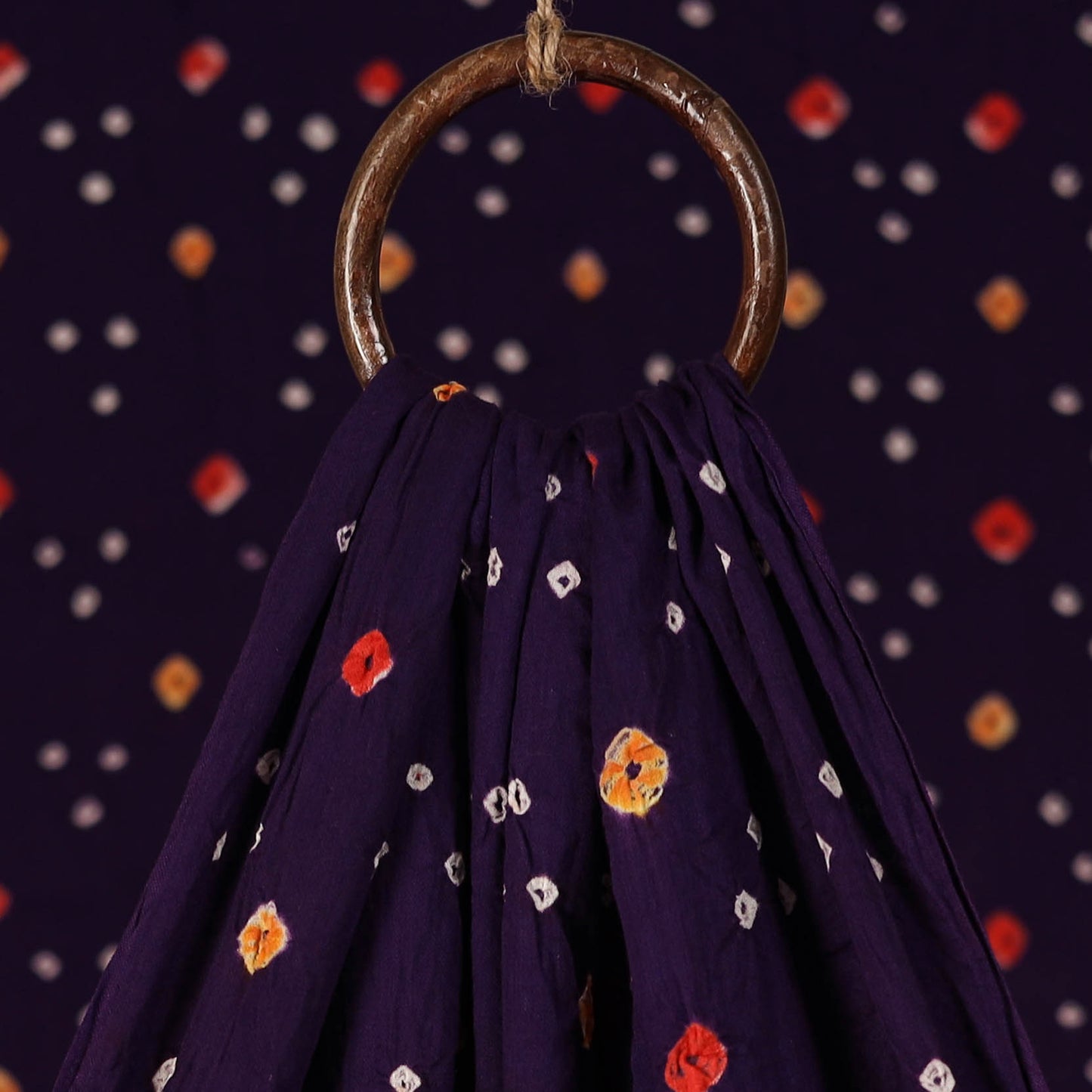 Kutch Bandhani Tie-Dye Cotton Fabric 10