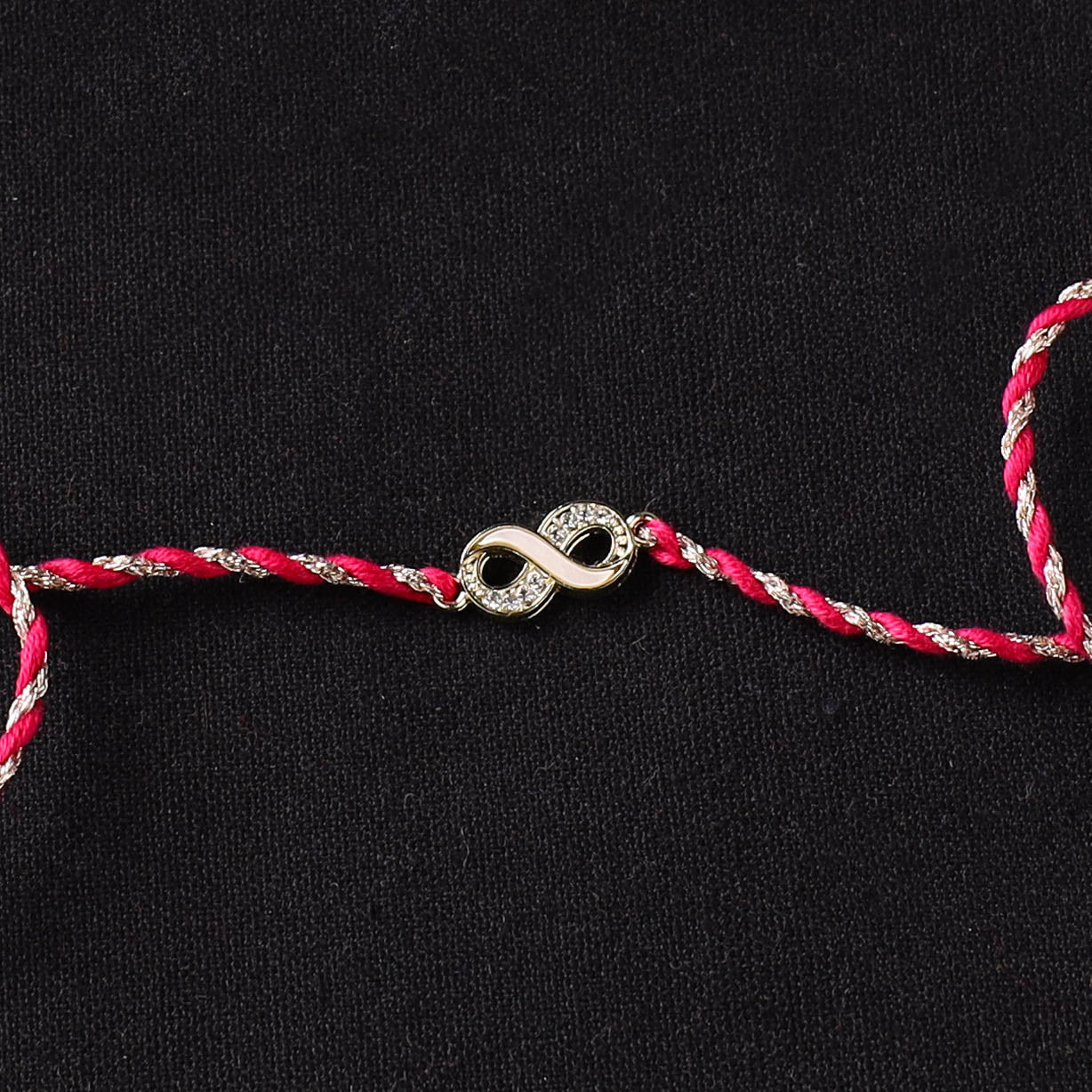 Handcrafted Kundan Rakhi for Brother with Potli 11