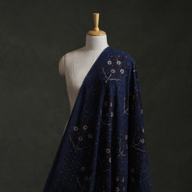 Hakoba Hand Block Ajrakh Print Natural Dyed Cotton Fabric 06
