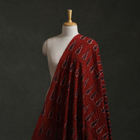 Hakoba Hand Block Ajrakh Print Natural Dyed Cotton Fabric 07