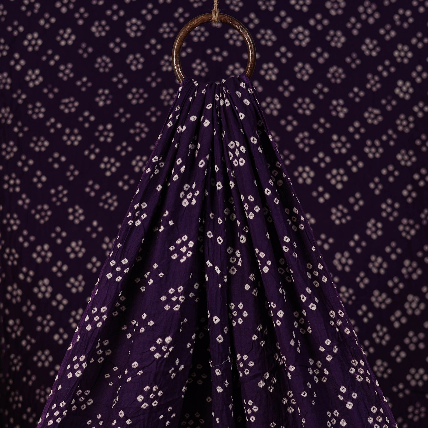 Kutch Bandhani Tie-Dye Cotton Fabric 15