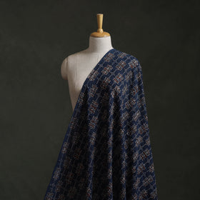 Hakoba Hand Block Ajrakh Print Natural Dyed Cotton Fabric 08