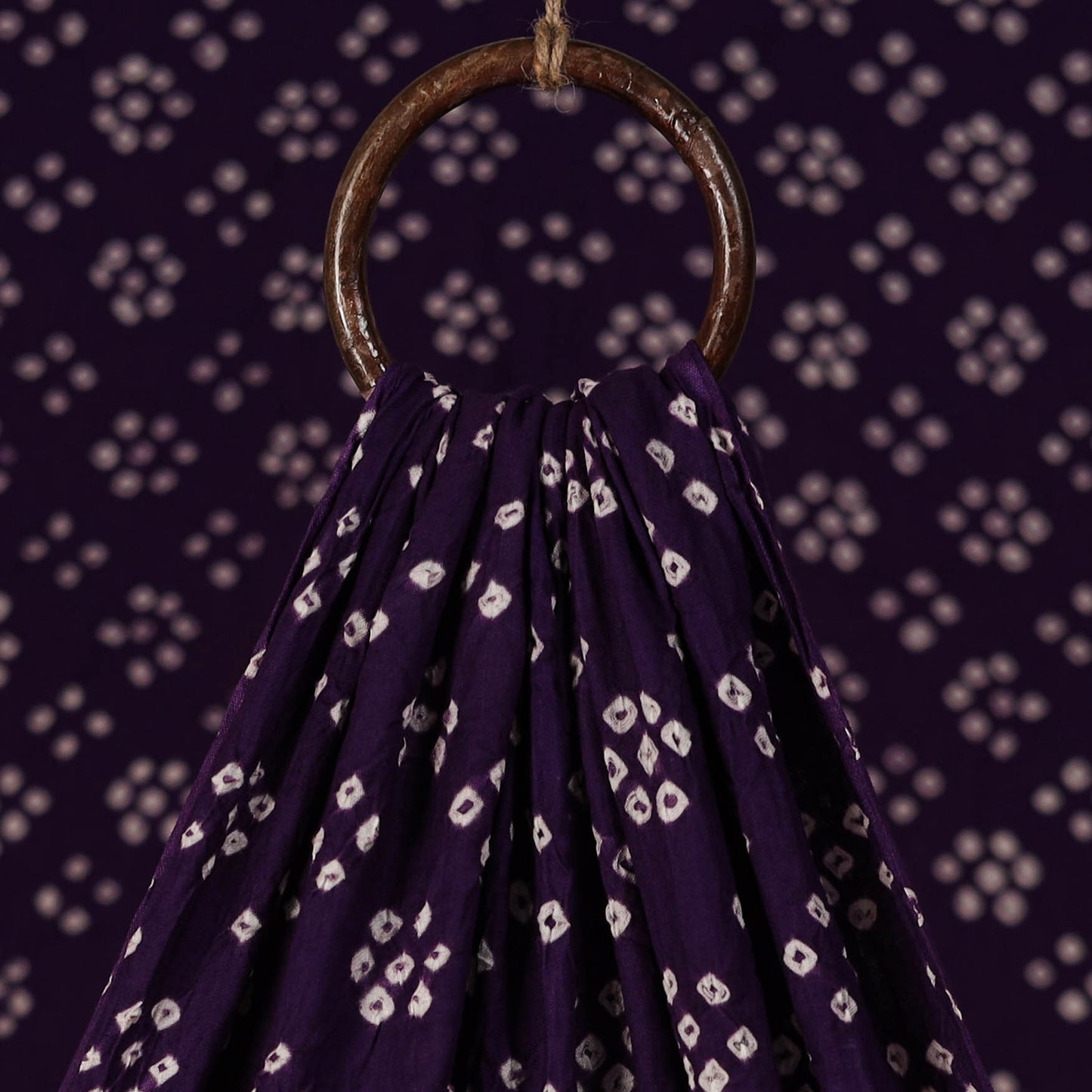 Kutch Bandhani Tie-Dye Cotton Fabric 15