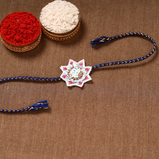 Handmade Thread & Beadwork Rakhi By Jugni
