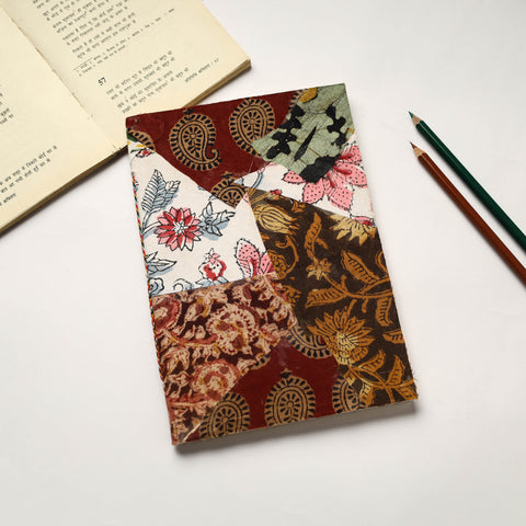 Buy Patchwork Fabric Cover Handmade Paper Notebook