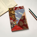 Multicolor Patchwork Fabric Cover Handmade Paper Notebook