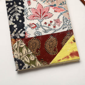 Multicolor Patchwork Fabric Cover Handmade Paper Notebook