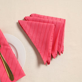 Pintuck Plain Table Napkin (Set of 4) 06