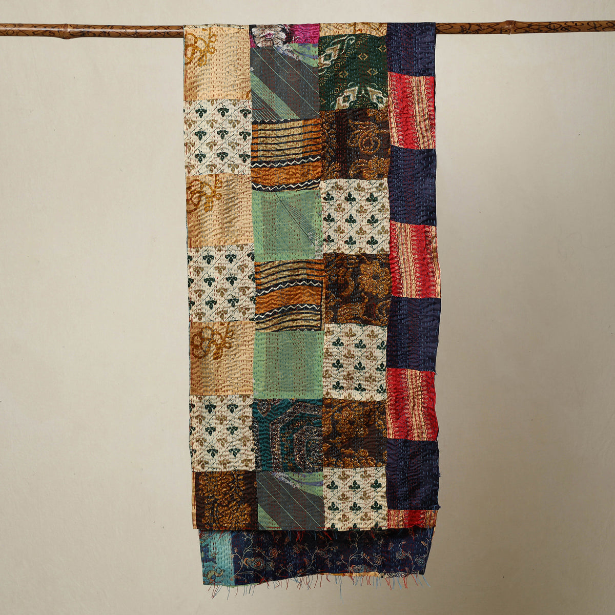 Kantha Stitch Stole