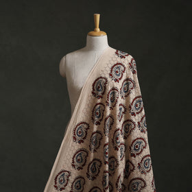 Hakoba Hand Block Ajrakh Print Natural Dyed Cotton Fabric 29