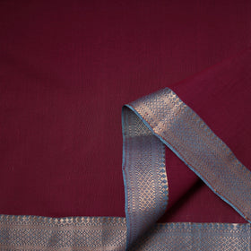 Handloom Mangalagiri Cotton Fabric with Nizam Zari Border 04