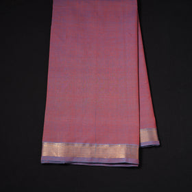 Handloom Mangalagiri Cotton Fabric with Nizam Zari Border 06