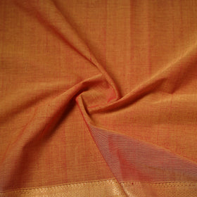 Handloom Mangalagiri Cotton Fabric with Nizam Zari Border 07